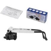 Sunup 2 Led Işıklı Pilli Büyüteçli Gözlük 8x 15x 23x - 3