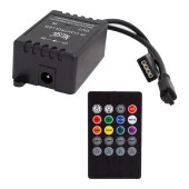 POWERMASTER RENK DEĞİŞTİREN SESE DUYARLI KUMANDALI LED KONTROL CİHAZI - 1