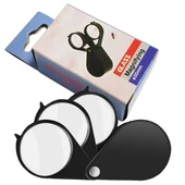 Powermaster PM-6585 Katlanır 3'Lü 30 Mm Cep Büyüteç - 3