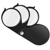 Powermaster PM-6585 Katlanır 3'Lü 30 Mm Cep Büyüteç - 2