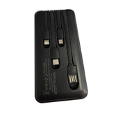 HEPU HP-965 All in One 10000 mAh Çoklu Kablolu Powerbank Siyah - 2