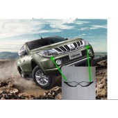Far çerçevesi Siyah Mitsubishi L200 2015+2019 uyumlu - 1