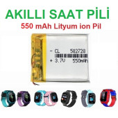 Day Akıllı Çocuk Saat Batarya Pil 3.7v 550mah 582728 pil Kaliteli - 1