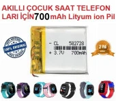 Day 700 Mah Akıllı Çocuk Saat Telefon Batarya - Pil 3.7v 700mah 582728 Twox Wikys - 1