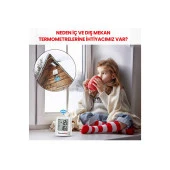 ThermoPro TP200C Wifi İç-Dış Mekan Dijital Sıcaklık Termometre - 2