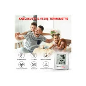 ThermoPro TP200C Wifi İç-Dış Mekan Dijital Sıcaklık Termometre - 3