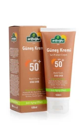 Arifoğlu Güneş Kremi 50+ Organik Aloe Veralı Anti Aging 100ml thumbnail 1