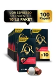 L'OR - Splendente - Intensity 7 - Nespresso Uyumlu Kapsül Kahve Fırsat Paketi 10 x 10 Paket (100 Adet) - 1