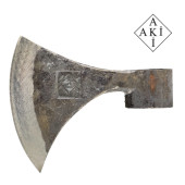 Aki Dövme Çelik Balta Oval Sap-13 cm-No 1-Sapsız - 1