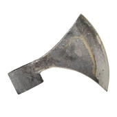 Aki Dövme Çelik Balta Oval Sap-13 cm-No 1-Sapsız - 2