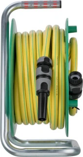 Brennenstuhl Premium Serisi WS3220 Ayarlanabilir Püskürtme Nozullu 20 Metre Su Hortum Makarası thumbnail 3