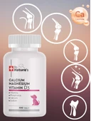 Calcium Magnesium D3 | Yavru ve Yetişkin Köpekler İçin Kemik & Diş Sağlığı Desteği (300 Tablet) thumbnail 2