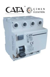 CATA CT 9642 4X40A 30MA 6kA Trifaze Kaçak Akım Rölesi - 1