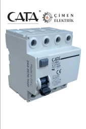 CATA CT 9647 4X25A 6kA 300mA Trifaze Kaçak Akım Rölesi - 1