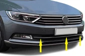 Passat B8 Krom Ön Tampon Çıtası Sis Arası 3 Parça 2015 - 2019 - 1
