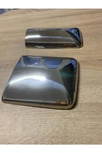 Mercedes Benz E Klasse W124 Krom Ayna Kapağı 2 Parça 1984 - 1995 Paslanmaz Çelik thumbnail 2
