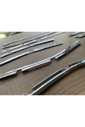 Clio 5 Ön Tampon Çıtası Krom 10 Parça 2019 ve Sonrası Paslanmaz Çelik thumbnail 3