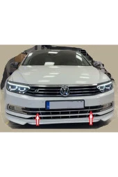 Passat B8 Ön Tampon Alt Çıtası 1 Parça 2015- 2019 Paslanmaz Çelik thumbnail 2