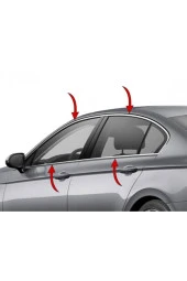 Passat B8,5 Cam Çevre 2019 Sd 8 Parça  Paslanmaz Çelik thumbnail 3