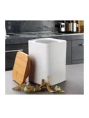 Gönül GNL3454 Porselen Kapaklı Kavanoz 10x10x15cm - 1
