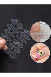 Fontenay Tırnak Yapıştırıcısı Sticker Şeffaf 240 Adet - 1