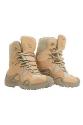 Vogel Nubuk Deri Fermuarsız Bej Rengi Bot V1490bj thumbnail 5