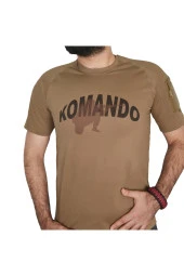 Komando Yazılı Kısa Kollu Baskılı Taktik Tişört Nano thumbnail 1