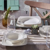 GÜRAL PORSELEN Bonenjoy 24 Parça 6 Kişilik Yemek Takımı thumbnail 1