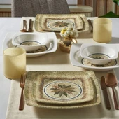 GÜRAL PORSELEN Caroline 24 Parça 6 Kişilik Yemek Takımı 3036 thumbnail 4