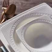 GÜRAL PORSELEN Bonenjoy 24 Parça 6 Kişilik Yemek Takımı thumbnail 3