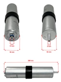 Bmw 2 Serisi F45, F46 (214D, 216D, 218D, 220D)-(218D, 220D X-Drive) 2014-2021 Yakıt Filtresi - 2