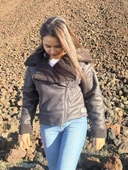 İçi Suni Kürklü Suni Süet Crop Biker Ceket - 6