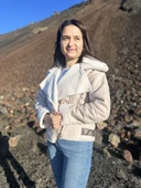 İçi Suni Kürklü Suni Süet Crop Biker Ceket - 10