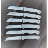 Solingen Tırtıklı Meyve-Sebze Bıçağı 12 Adet BEYAZ - 1