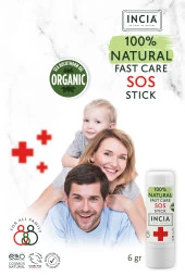 INCIA %100 Doğal Sos Stick Anlık Yatıştırıcı Organik Yalancı İğde Hızlı Koruma Bitkisel 6 G - 2