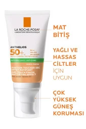 LA ROCHE POSAY Anthelios Dry Touch Tinted Spf50 Karma Cilt Renkli Yüz Güneş Koruyucu Jel-Krem 50Ml - 2