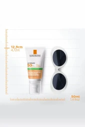 LA ROCHE POSAY Anthelios Dry Touch Tinted Spf50 Karma Cilt Renkli Yüz Güneş Koruyucu Jel-Krem 50Ml - 3
