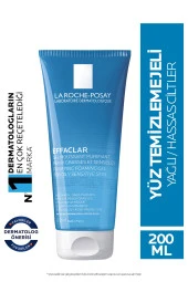 LA ROCHE POSAY Effaclar Gel Akne Eğilimli Yağlı Ciltler Için Sabun Içermeyen Temizleyici Jel 200Ml - 1