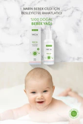 INCIA %100 Doğal Bebek Yağı Organik Jojoba Bakım Masaj Yağı Parafinsiz Bitkisel Vegan 110 ml - 6