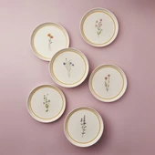 GÜRAL PORSELEN Bilbao 6 Parça 21 cm Pasta Takımı 2955 - 4