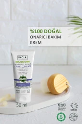 INCIA %100 Doğal Onarıcı Bakım Kremi Yoğun Nemlendirici Cilt Bakım Lavanta Avokado Shea Vegan 50 ml - 2