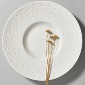 GÜRAL PORSELEN Moon 32 Cm Bone Gurme Düz Tabak thumbnail 1