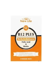 New Life B12 Plus Methylcobalamin 60 Dilaltı Tablet 2 Kutu thumbnail 2