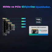 NPO DK02 NVMe M.2  USB-A/Type-C Kablolu Taşınabilir Harici SSD için Boş Kutu thumbnail 5