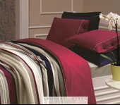 Akrilik Örgü Battaniye Seti Tek Kişilik Lacivert Bordo - 1