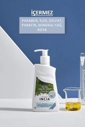 INCIA %100 Doğal Sıvı Kastil Sabunu Arındırıcı Zeytinyağlı 10 Bitkisel Değerli Yağ Vegan 250 ml - 3