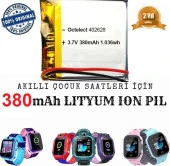 380 Mah Akıllı Çocuk Saat Telefon Batarya - Pil 3.7v 380mah 582728 Twox Wikys - 1