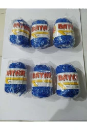 BAYAR MAKROME İPİ 6lı-SAKS MAVİSİ - 1