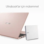 Asus 8x SDRW-08D2S-U USB 2.0 Slim Harici DVD Yazıcı Beyaz - 4