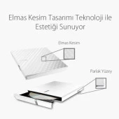 Asus 8x SDRW-08D2S-U USB 2.0 Slim Harici DVD Yazıcı Beyaz - 5